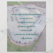 Skateboard Eventwerbung fügt Foto und Logo hinzu Flyer (Hinten)