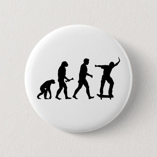Skateboard-Evolution Button (Vorderseite)