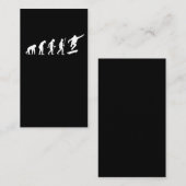 Skateboard-Evolution Skateboarder Visitenkarte (Vorne/Hinten)
