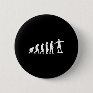 Skateboard-Evolution - Skateboarding-Liebhaber Spo Button
