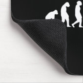 Skateboard-Evolution - Skateboarding-Liebhaber Spo Mousepad (Ecke)