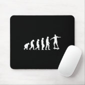 Skateboard-Evolution - Skateboarding-Liebhaber Spo Mousepad (Mit Mouse)