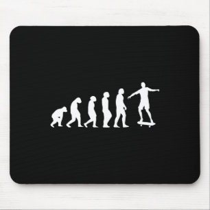 Skateboard-Evolution - Skateboarding-Liebhaber Spo Mousepad