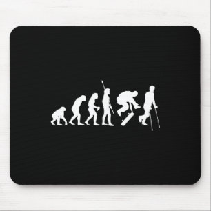 Skateboard-Evolution Skateboarding-Stunts Tricks C Mousepad