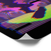 Skateboard fahren und coole Tricks machen Poster (Ecke)