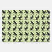 Skateboard fahrende Katze  Geschenkpapier Set (Vorderseite 2)