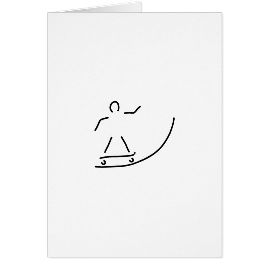 skateboard fahrer halfpipe karte