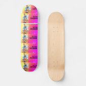 Skateboard-Fahrt auf dem Weltskateboard DIY Skateb Skateboard (Vorderseite)