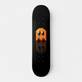 Skateboard fan art Pac-Man Gespenst-Orange-Schwarz