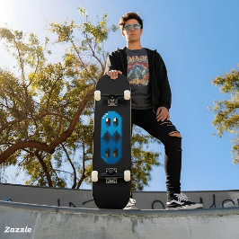 Skateboard Fan Art Pac-Man Schwarzer Geist