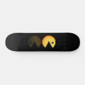 Skateboard fan art Pac-Man tribute gelb (Horizontal)