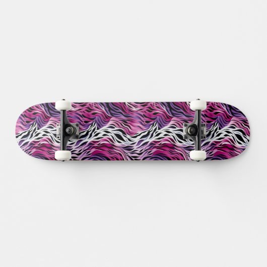 Skateboard-farbenfrohe Waves Skateboard Deck (Horizontal)