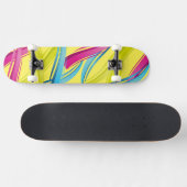 Skateboard-farbenfrohe Waves Skateboard Deck (Horizontal)