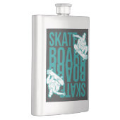 skateboard  flachmann (Rechts)