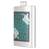 skateboard  flachmann (Links)