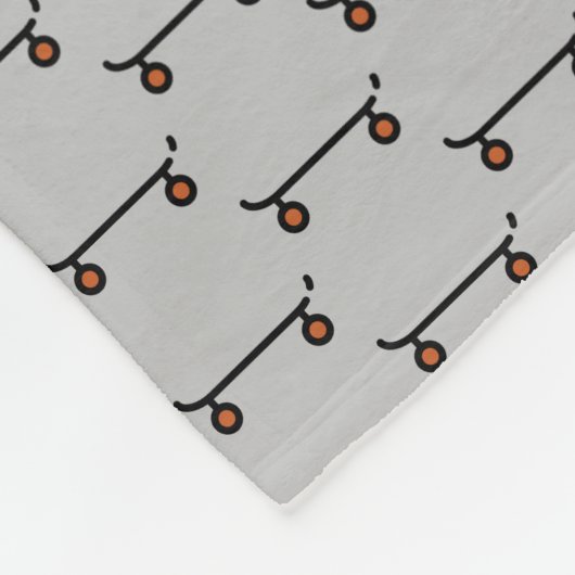 Skateboard Fleecedecke (Ecke)