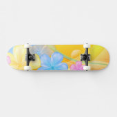 Skateboard-Floral Skateboard (Horizontal)