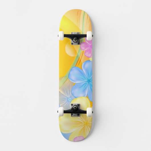 Skateboard-Floral Skateboard (Vorderseite)