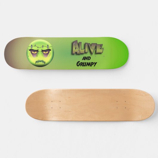 Skateboard Frankenmoji (Horizontal)