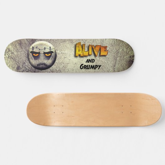 Skateboard Frankenmoji Vintag (Horizontal)