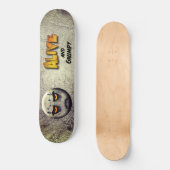 Skateboard Frankenmoji Vintag (Vorderseite)