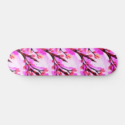 Skateboard Fuji und Sakura (sakura-Version) (Horizontal)