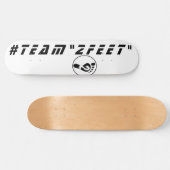 Skateboard für "2ft"-Logos (Horizontal)
