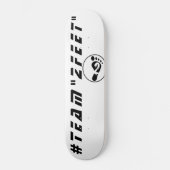 Skateboard für "2ft"-Logos (Vorderseite)