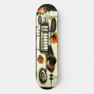 Skateboard für abstrakte Augen