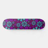 Skateboard für abstrakte Blume (Horizontal)