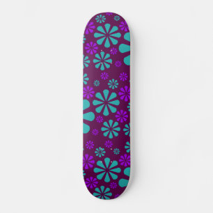 Skateboard für abstrakte Blume