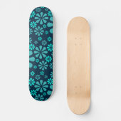 Skateboard für abstrakte Blume (Vorderseite)