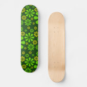 Skateboard für abstrakte Blume (Vorderseite)