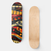Skateboard für afrikanische Stammetafeln (Vorderseite)
