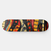 Skateboard für afrikanische Stammetafeln (Horizontal)