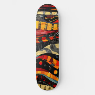 Skateboard für afrikanische Stammetafeln