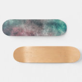 Skateboard für aquamarine und Rose Wolken (Horizontal)