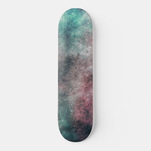 Skateboard für aquamarine und Rose Wolken (Vorderseite)