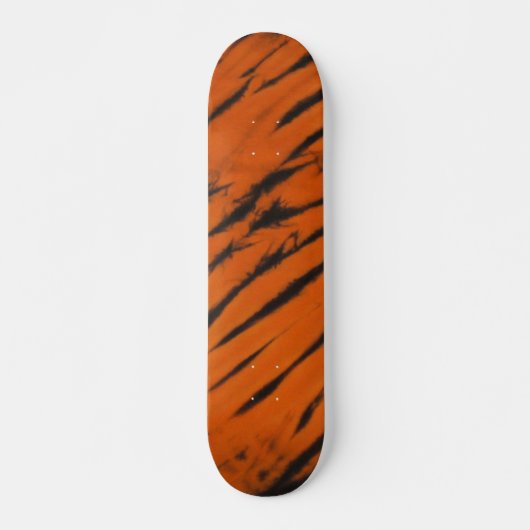 Skateboard für Bengalische Streifen in Schwarz und (Vorne)