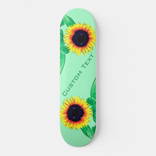 Skateboard für benutzerdefinierte Texte und Farben (Vorderseite)