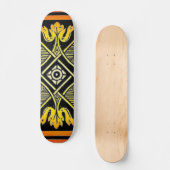 Skateboard für Blumenmuster (Vorderseite)