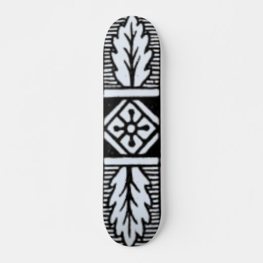 Skateboard für Blumenmuster (Vorne)