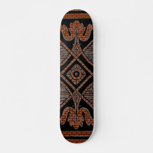 Skateboard für Blumenmuster (Vorne)