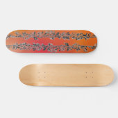 Skateboard für Blumenmuster (Horizontal)