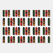 Skateboard für coole Skater Geschenkpapier Set (Vorderseite 2)