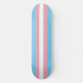 Skateboard für das Trans-Pride-Flag (Vorderseite)