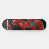 Skateboard für den Personalisierten Red Dragon (Horizontal)