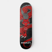 Skateboard für den Personalisierten Red Dragon (Vorderseite)