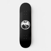 Skateboard für den weißen Drachen (Vorderseite)