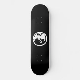 Skateboard für den weißen Drachen